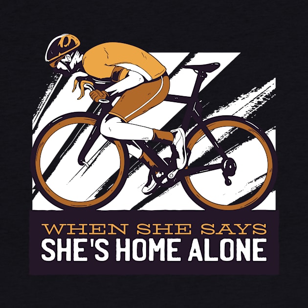 Cyclists with saying by Shirtseller0703